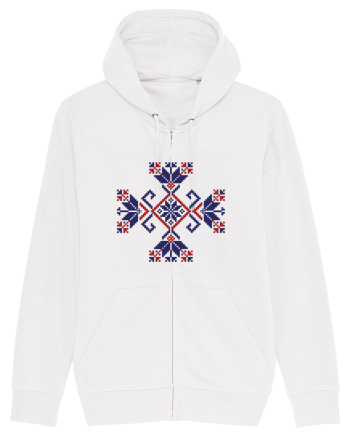 Romania Motiv National Traditional White