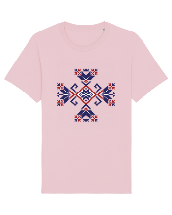 Romania Motiv National Traditional Cotton Pink