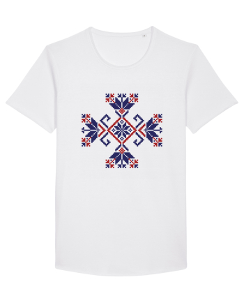 Romania Motiv National Traditional White