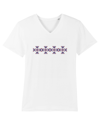 Romania Motiv National Traditional White