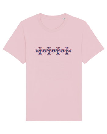 Romania Motiv National Traditional Cotton Pink