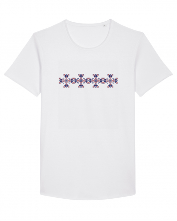 Romania Motiv National Traditional White