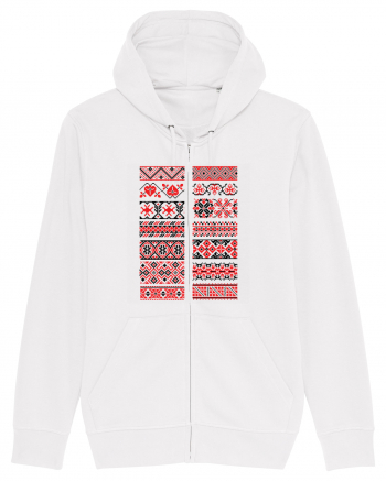 Romania Motiv National Traditional White