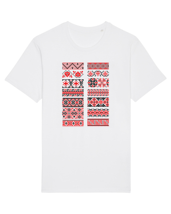 Romania Motiv National Traditional White