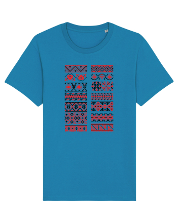 Romania Motiv National Traditional Azur