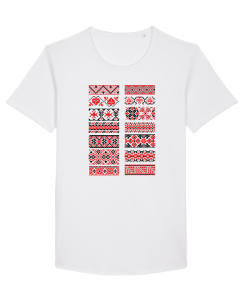 Romania Motiv National Traditional White