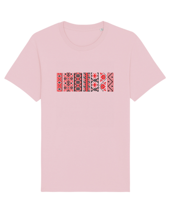 Romania Motiv National Traditional Cotton Pink