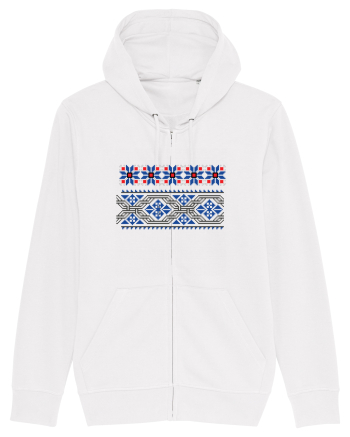 Romania Motiv National Traditional White
