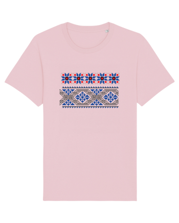 Romania Motiv National Traditional Cotton Pink