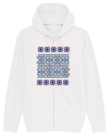 Romania Motiv National Traditional White