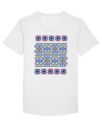 Romania Motiv National Traditional White