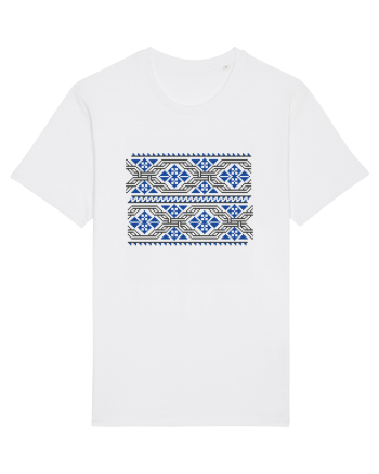 Romania Motiv National Traditional White