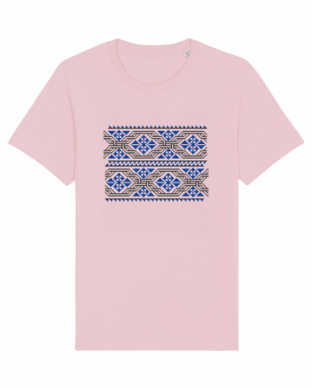 Romania Motiv National Traditional Cotton Pink