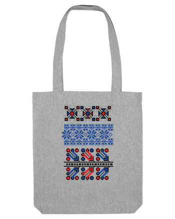 Romania Motiv National Traditional Heather Grey