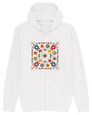 Romania Motiv National Traditional White