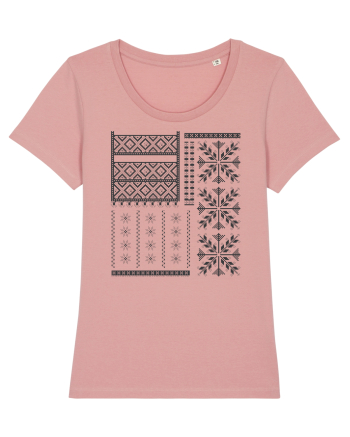 Romania Motiv National Traditional Canyon Pink