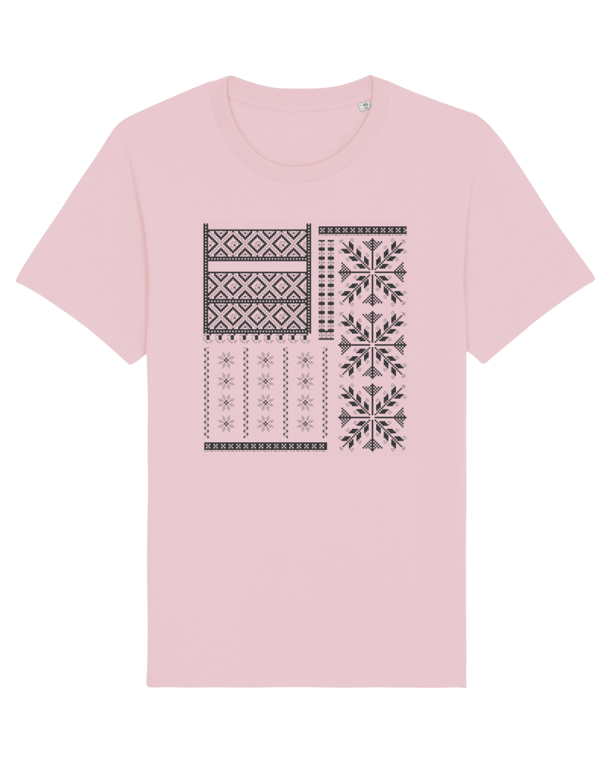 Tricou mânecă scurtă Unisex Rocker Cotton Pink