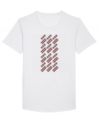 Romania Motiv National Traditional White