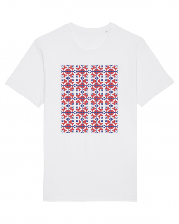 Romania Motiv National Traditional White