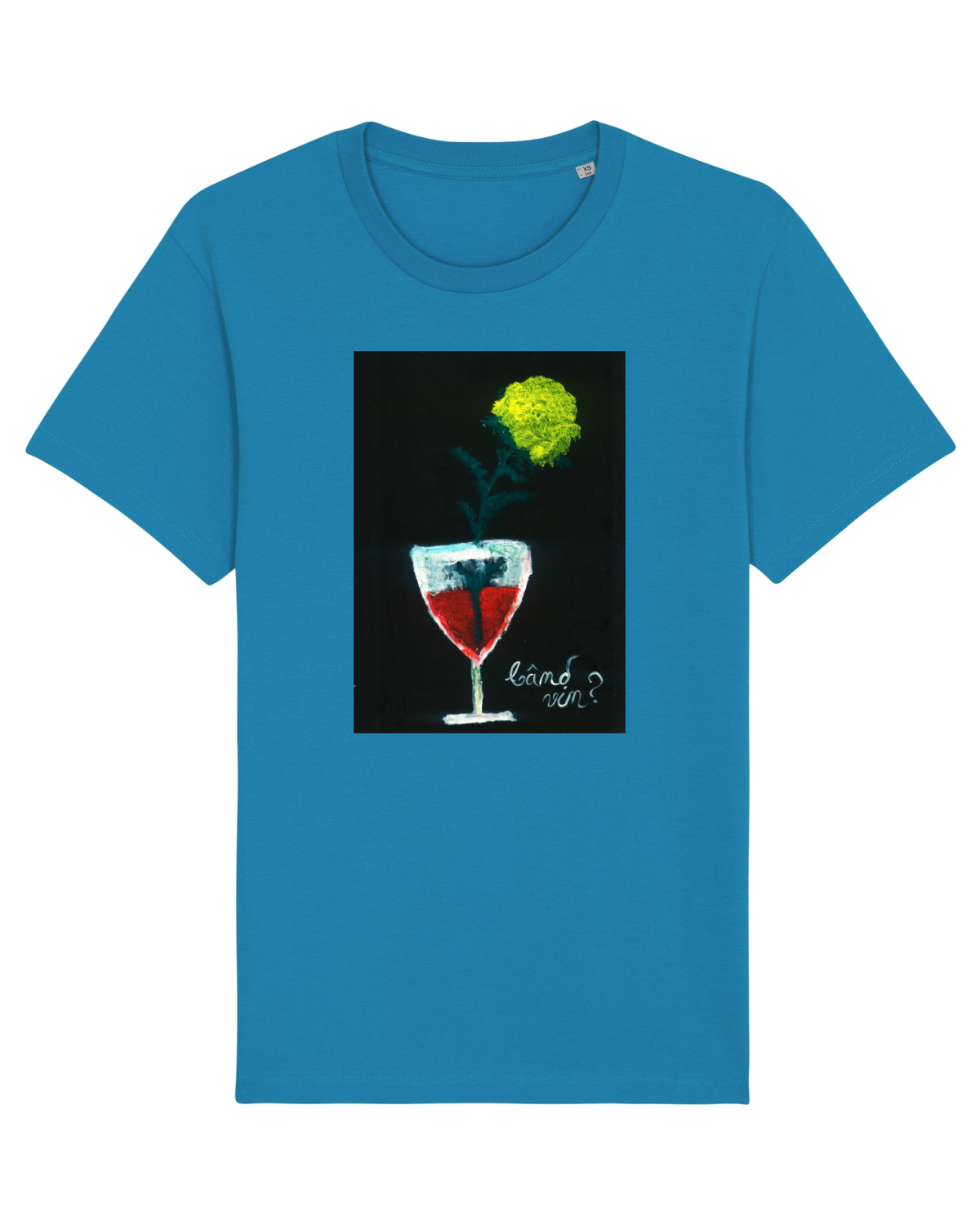 Tricou mânecă scurtă Unisex Rocker Azur