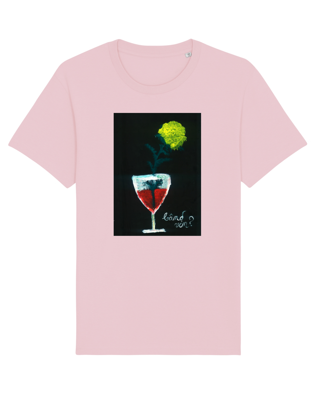 Tricou mânecă scurtă Unisex Rocker Cotton Pink