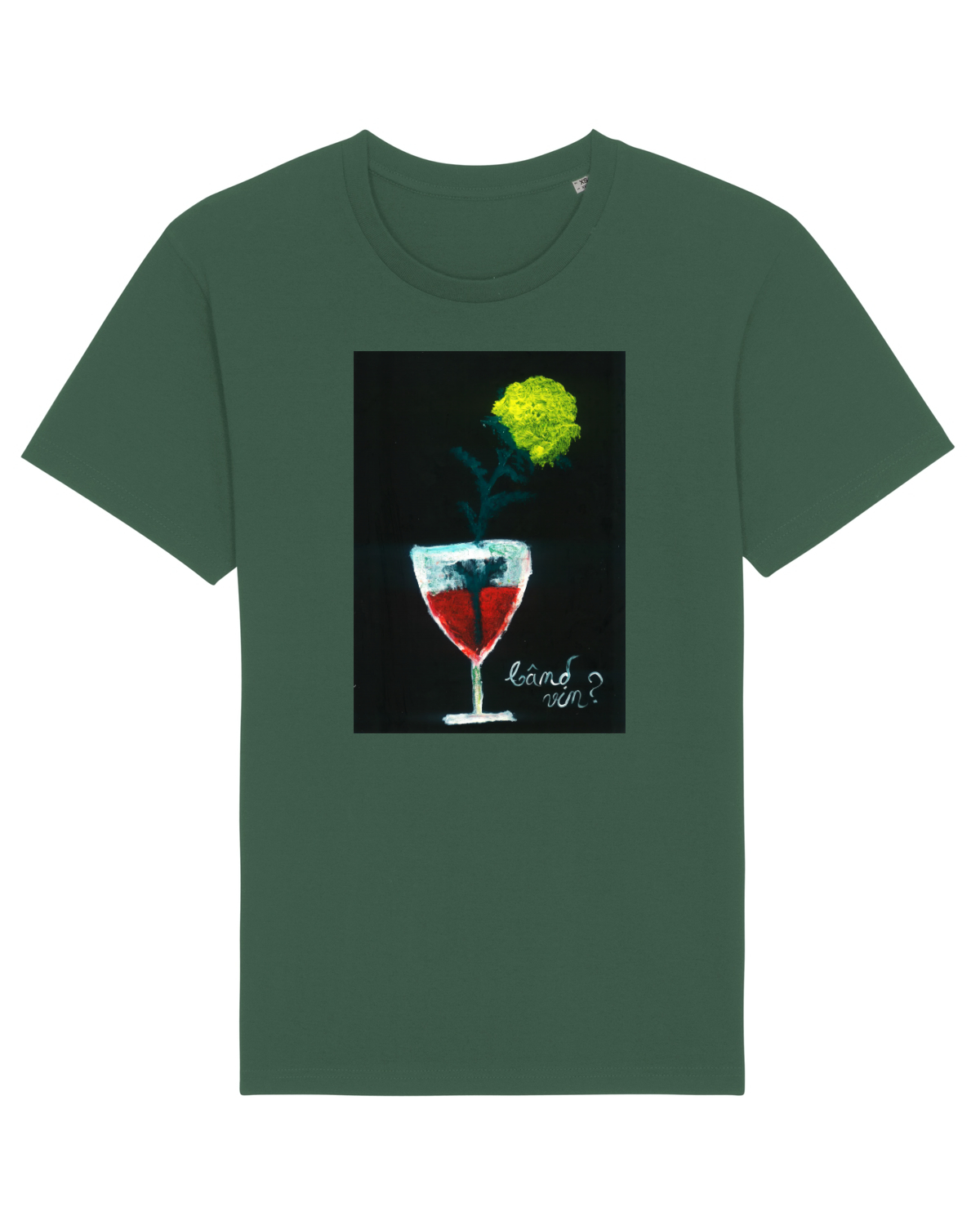 Tricou mânecă scurtă Unisex Rocker Bottle Green