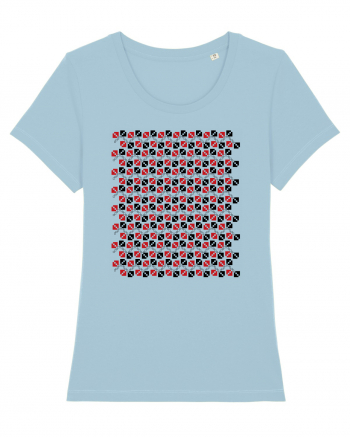 Romania Motiv National Traditional Sky Blue