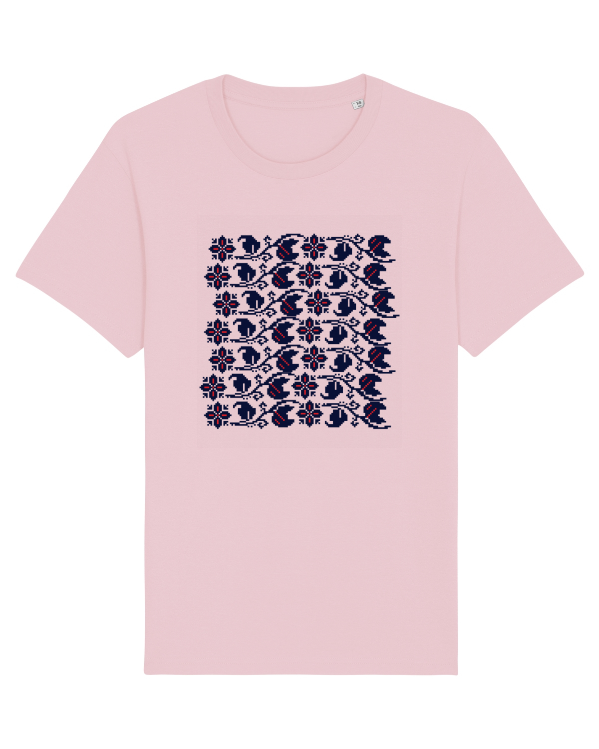 Tricou mânecă scurtă Unisex Rocker Cotton Pink