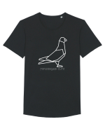 porumbgami Tricou mânecă scurtă guler larg Bărbat Skater
