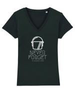 10august2018 Tricou mânecă scurtă guler V Damă Evoker