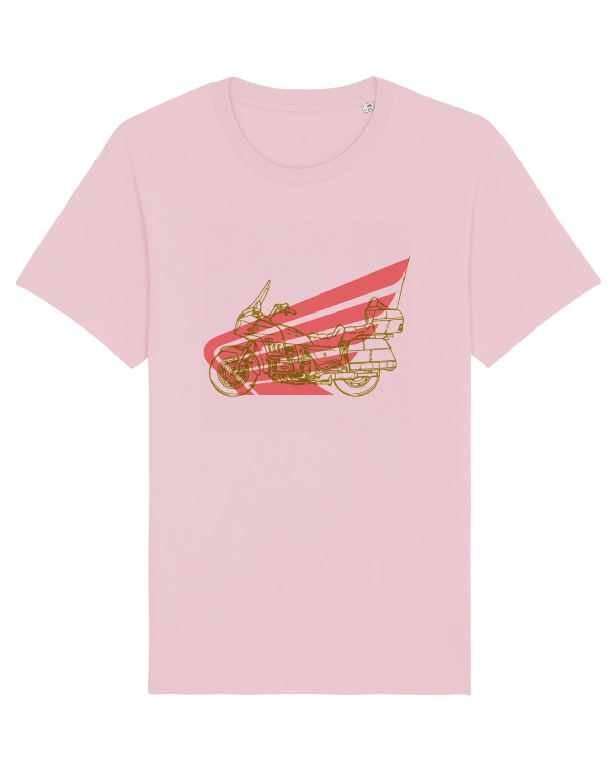 Tricou mânecă scurtă Unisex Rocker Cotton Pink