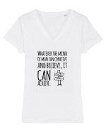 inspiro #1 Tricou mânecă scurtă guler V Damă Evoker