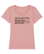 Inspiro#2 Tricou mânecă scurtă guler larg fitted Damă Expresser