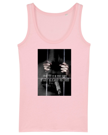 Your Life Is In Your Hands Cotton Pink