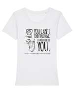Inspiro #4 Tricou mânecă scurtă guler larg fitted Damă Expresser