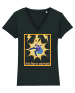 Nu fura curent Tricou mânecă scurtă guler V Damă Evoker