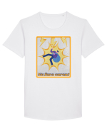 Nu fura curent Tricou mânecă scurtă guler larg Bărbat Skater