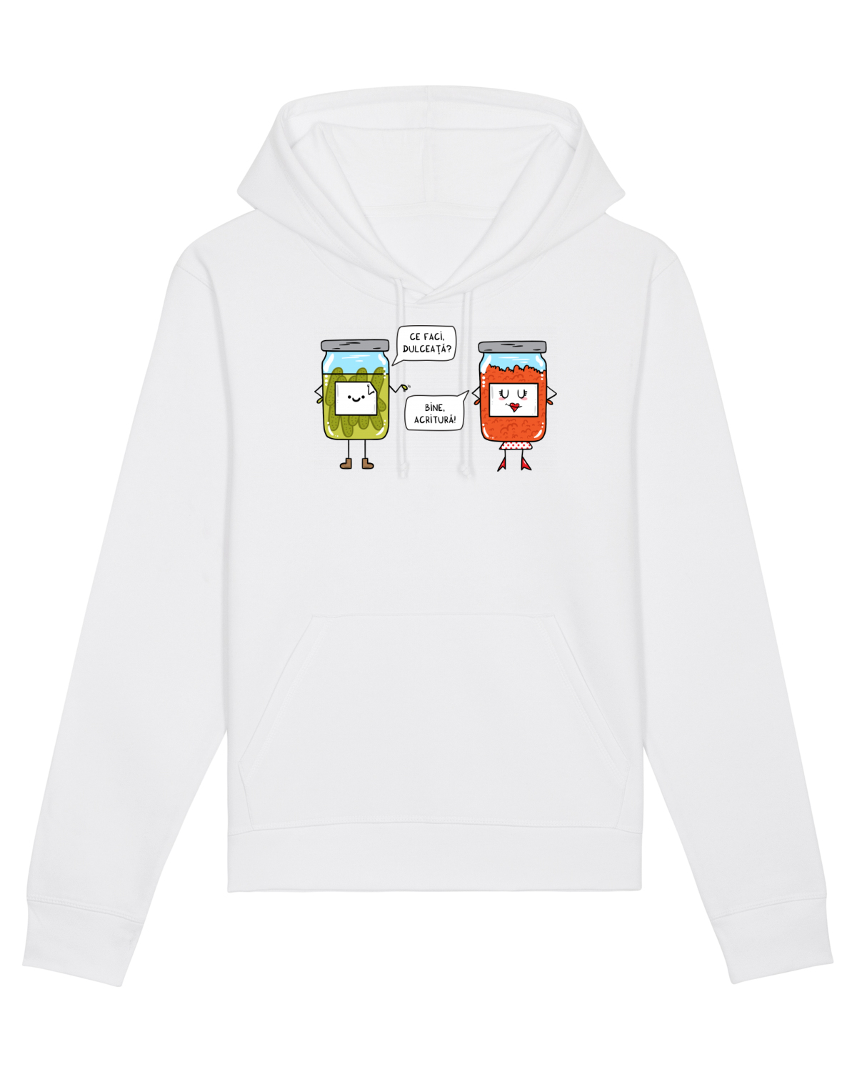 Hanorac Unisex Drummer White