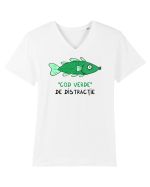 „Cod verde” de distracție Tricou mânecă scurtă guler V Bărbat Presenter
