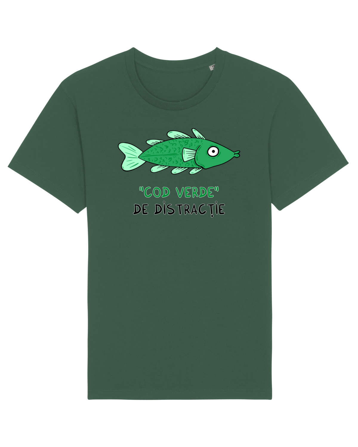 Tricou mânecă scurtă Unisex Rocker Bottle Green