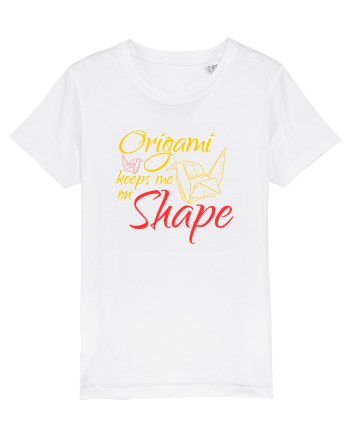 Origami Keeps Me On Shape White