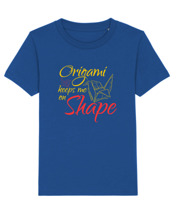 Origami Keeps Me On Shape Majorelle Blue