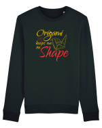 Origami Keeps Me On Shape Bluză mânecă lungă Unisex Rise