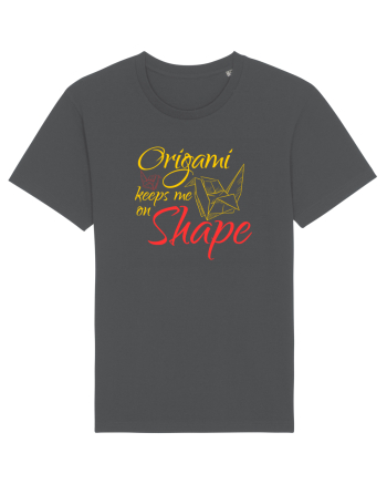 Origami Keeps Me On Shape Anthracite