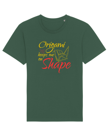 Origami Keeps Me On Shape Bottle Green