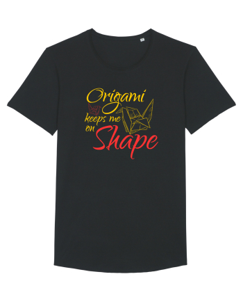 Origami Keeps Me On Shape Black