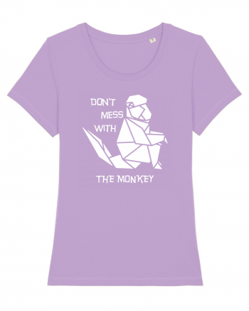 Don't Mess With The Monkey - Origami Style Lavender Dawn