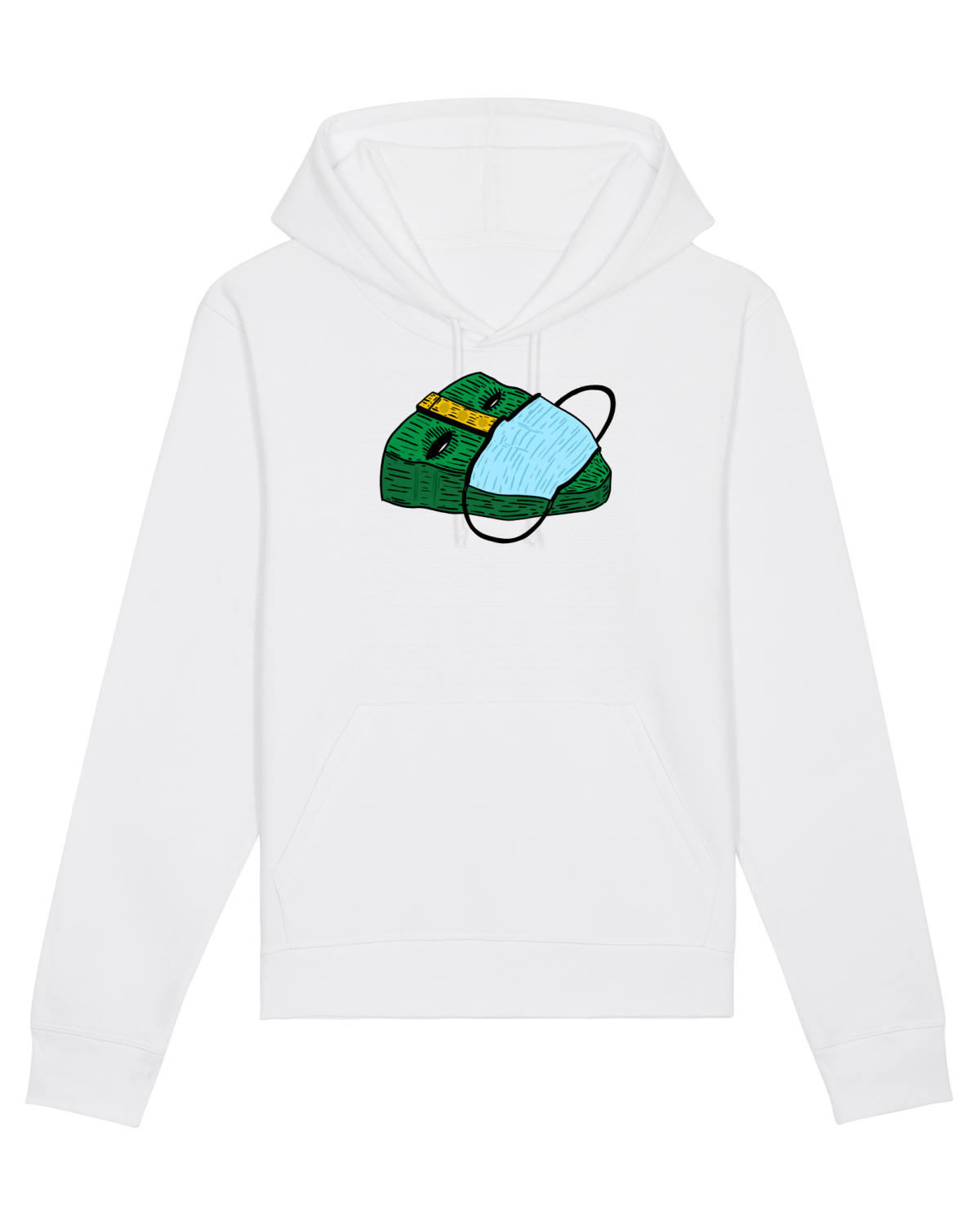Hanorac Unisex Drummer White