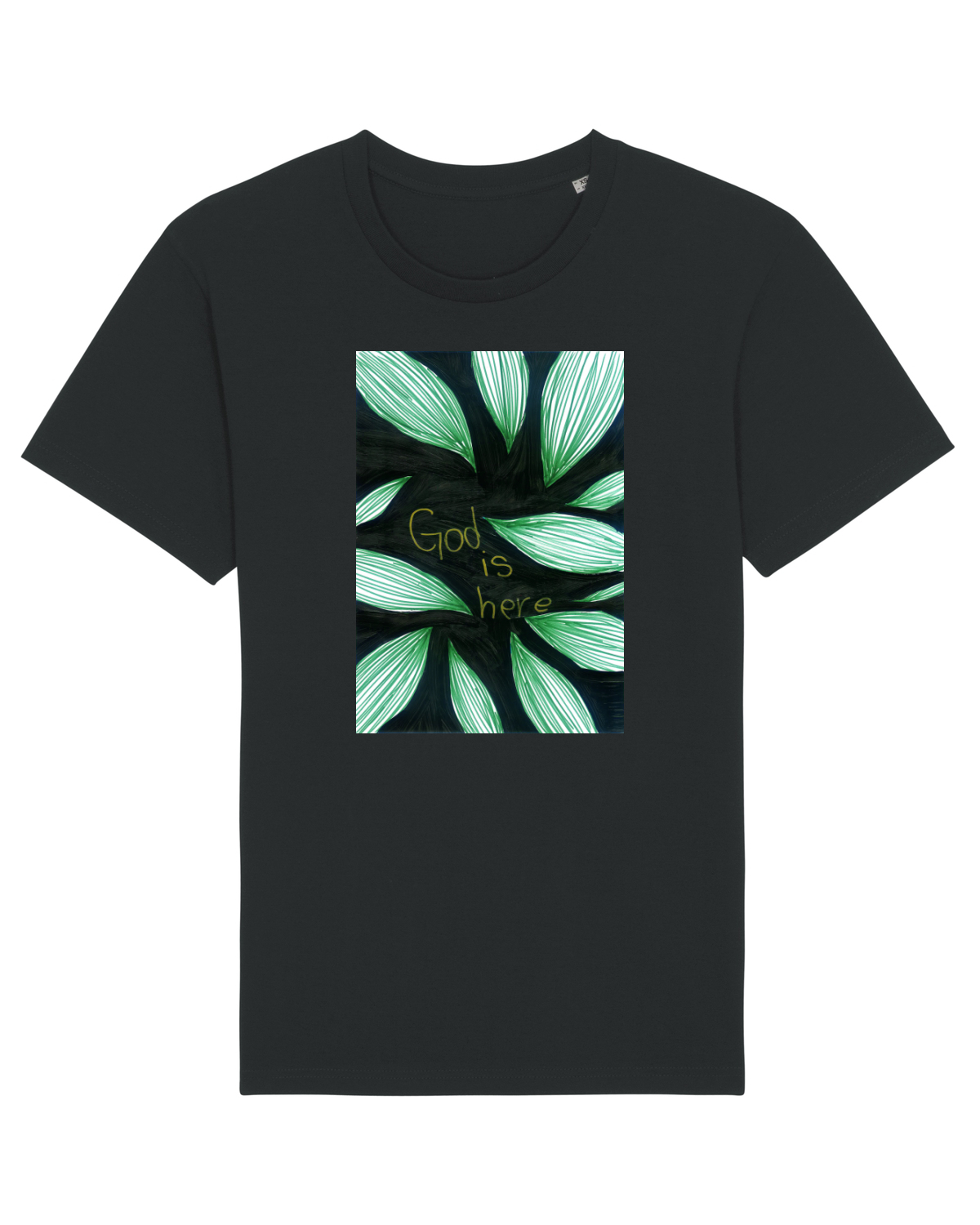 Tricou mânecă scurtă Unisex Rocker Black