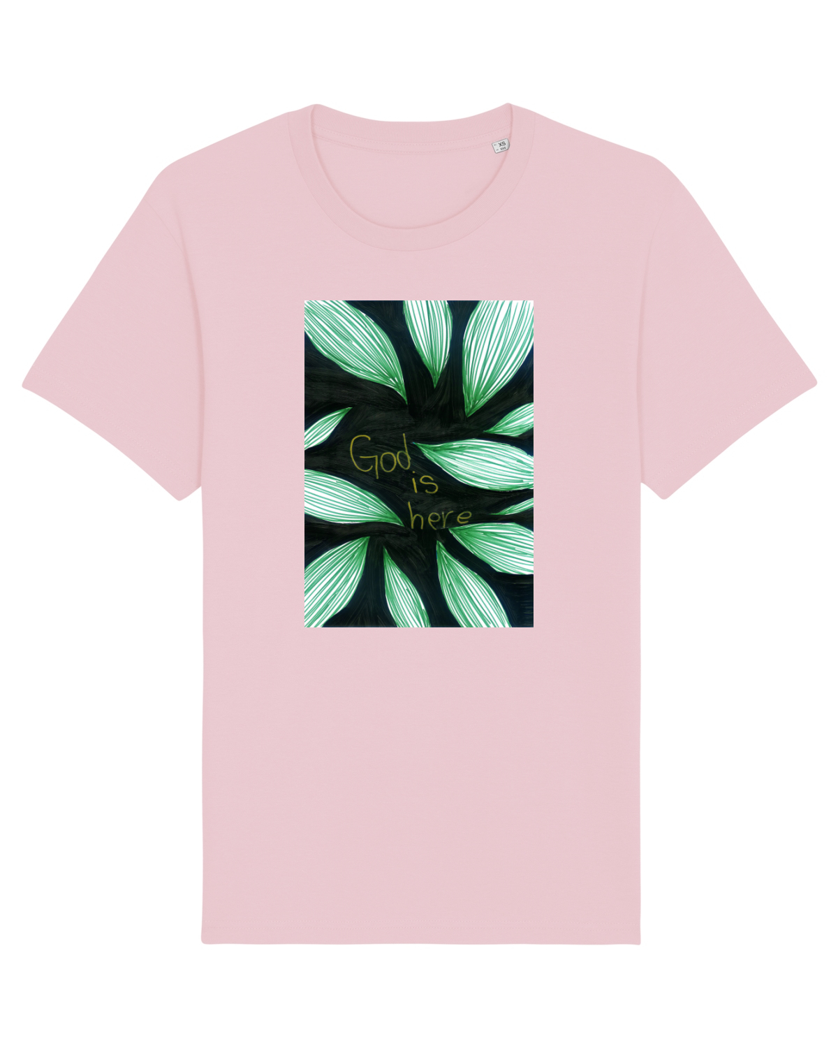 Tricou mânecă scurtă Unisex Rocker Cotton Pink